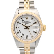 白色錶盤 18K黃金 不鏽鋼 Lady-Datejust 26 腕錶【ROLEX 勞力士】 69173