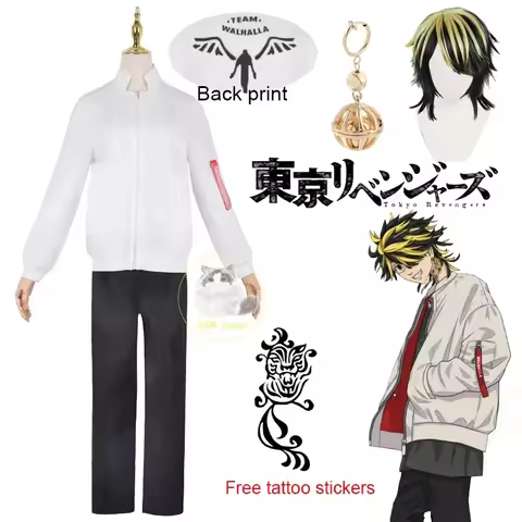 Anime Kazutora Hanemiya Cosplay Tokyo Revengers Cosplay Costumes Coat Jacket Pants Valhalla Uniform