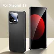 Luxury Leather Case for Xiaomi 13 Pro Mi13 Xiaomi13 Ultra Metal Lens Protect Soft TPU Phone Cover