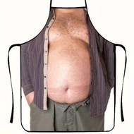Funny Grilling Apron for Men BBQ Kitchen Cooking Pottery Apron Men's Dress Apron for Cooking Baking 