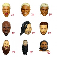 WWE Figures Wrestler Doll Head Sculpture 6-7inch Action Figures Head Accessories