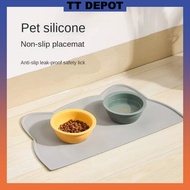 Waterproof Pelapik Makanan Kucing Anjing Silicon Mat Bekas Makan Minum Kucing