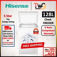 [FREE SHIPPING] Hisense 128L (5 STAR) Super Freeze Chest Freezer With 360-Cooling FC132DAW