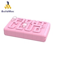 Fight Club Pink Soap Building Blocks 256pcs Classic Movie Prop DIY Bricks Desktop Decor Toy MOC-1655