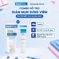 COMBO to Reduce Acne, Swelling and Inflammation for Oily and Acne Skin SANIMIDE, Acne Reduction GEL 
