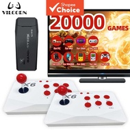 VILCORN Arcade Video Game Console 4K TV Game Stick with Double Arcade Joystick 20000 Games for MAME/