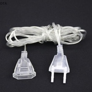 DTA 5m EU/UK Plug Power Christmas Extension Cable Extender Wire for LED String Light DT