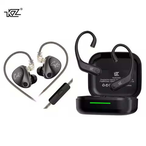 KZ AN01 Upgrade Ear Hook Castor Wired Earbud Improved Bass HiFi Earphone Headset Stereo Music Earbud