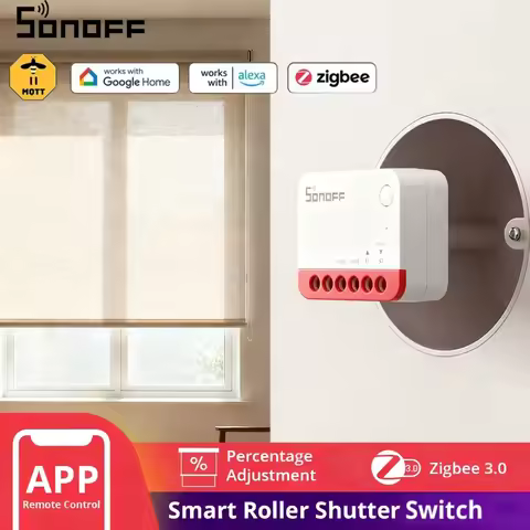 SONOFF MINI-ZBRBS Zigbee Roller Shutter Switch MINI ZBRBS Mini Size Smart Scene Signal Booster Trans