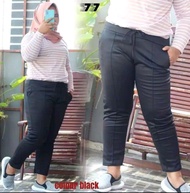 SCUBA PANTS LILAC WANITA SUPER JUMBO-CELANA LILAC TERBARU MURAH