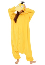 Psyduck Pokemon Kigurumi - Onesie Jumpsuit Halloween Costume