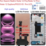For Xiaomi Redmi Note 12 Pro(4G/5G)/Redmi Note 12 Pro+/Redmi Note 12 Explore/POCO X5 Pro LCD Display Touch Screen Digitizer Assembly Display Replacement Parts
