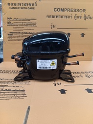 คอมตู้เย็น ตู้แช่ มือสอง รุ่น AK100CY1 ขนาด 1/8 แรง R600a พร้อมชุดสตาร์ ( ไม่มีฝาครอบ )