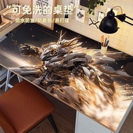 皮革桌垫高达机甲电脑键盘垫动漫鼠标垫男生电竞电脑桌垫可定制20260304Leather Desk Mat, Gundam Mecha Computer Keyboard Mat, Anime Mou