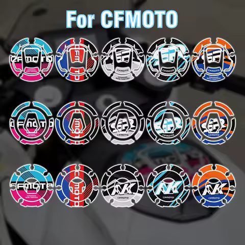 For CFMOTO 250SR GT Fuel Tank Cap Sticker Frosted MT SR NK Oil Gas Cap Decal cf moto 450SR 650NK 800