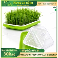 KAM – 2-layer hydroponic sprout growing plastic tray – size 34x25x4.5cm – lid sold separately