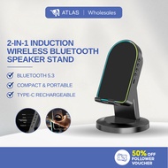 ATLAS Induction Speaker Phone Holder Multi-functional Wireless Induction Audio Playback Phone Stand