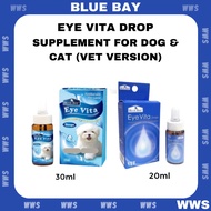 Blue bay Eye Vita Drop For Dog & Cat Supplement # Remove Tear Stain # 20ml / 30ml