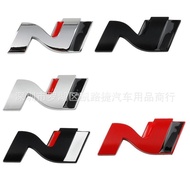 Suitable for Hyundai Metal Modified Car Logo N Logo Nline Car Logo Car Sticker Side Logo China Net L