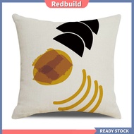 redbuild|  Throw Pillowcase Minimalism Abstract Pattern Printed Pillowslip with Hidden Zipper Bedding Decoration Soft &amp; Comfy Sofa Cushion Cover Square Pillow Shams Household Suppl