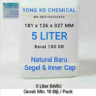 Jerigen 5Liter BARU HDPE CapSegel
181x126x327mm,180gr.
Grosir@18bj/bal