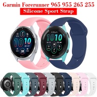 Silicone Strap For Garmin Forerunner 965 955 265 255 Smart Watch Band Sport Bracelet Watches Accessories
