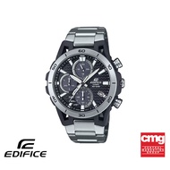 CASIO นาฬิกาข้อมือผู้ชาย EDIFICE รุ่น EQS-960D-1AVUDF สายสเตนเลสสตีล สีดำ