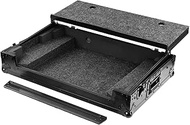 Odyssey Road Case Series DDJ-GRV6 Case in Black with Wheels and Glide Style Laptop Platform