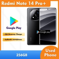 Used Phone Redmi Note 14 Pro+ 5g Android Smartphone Original Screen 256GB ROM Free Shipping JX6H
