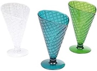 6VAI811F Bowl Acrylic Grain Shape 220 ml Height 16.5 cm Glass Assorted