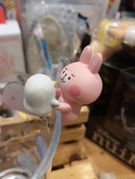 原裝日本 Kanahei 粉紅兔 兔兔 P助 杯緣子 公仔 Figure