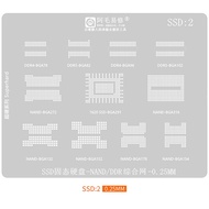 AMAOE SSD1 SSD2 SSD3 BGA Stencil BGA304/529/291/272/316/154/178/152/132/169 PS5012-E12S-32 IG5669FAA