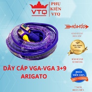 Purple Vga cable 30M 40M 50M 60M round 3+9-Vga for projector laptop computer high definition dual an