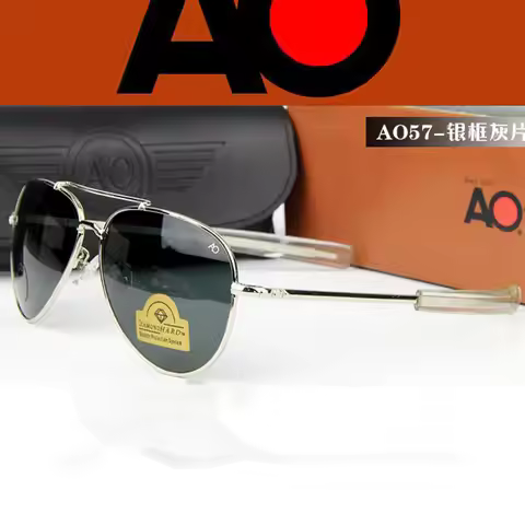 AO aviation Sunglasses Men women designer with Original box American Optical Sun Glass driving shade