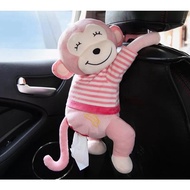 Hanging Monkey Doll Tissue Holder Size 35cm Hanging Car Tissue Holder