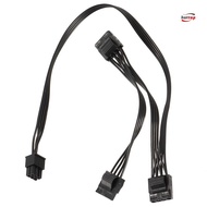 6 Pin to 3X IDE Driver Power Cable for  Supernova 650 750 850 1000 1600 2000 G2 G3 P2 T2 GS hottoppe