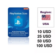 PSN USA Wallet Game Card PlayStation Game PSN US PlayStation 10/20/25/50/100 USD PS3 PS4 PS5 Ps Plus
