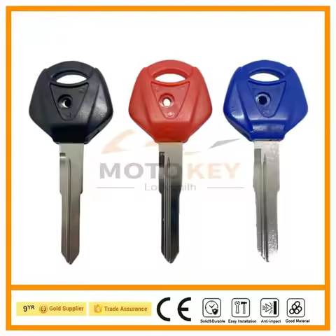 Motorcycle Keys Blank Key Uncut Blade For YAMAHA R3 YZF-R3 YZF-R25 YZF-R15 YZF R3 R15 R25 MT-03 MT-1