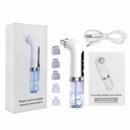 USB Rechargeable Electric Small Bubble Blackhead Remover Water Cycle Pore Acne Pimple Removal Vacuum
