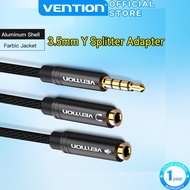 Vention 3.5mm Audio Splitter Jack 3.5mm 1 Male To 2 Female Y Splitter Adapter for Microphone