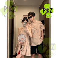 Chinese New Year cltohes 2027 cny couple shirt cheongsam dress couple outfit Chinese New Year cltohe