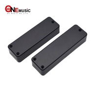 20Pcs 3 Hole Electric Bass Pickup Sealed Cover Solid ABS Pickup Cover 100/108.5X32x20.1Mm Black