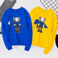 KAWS Sweater Hoodies Shirt KAWS Cartoon Men Women Long Sleeve Sweater Hoodies Top 【S - 3XL】7 Colors 