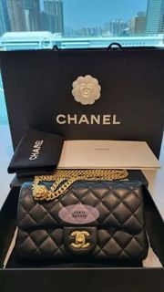 Chanel 23s 手袋 山茶花 調節扣 20CM mini cf (歡迎陪驗)現貨 全新 Vic專屬 激罕