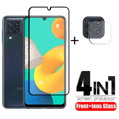 Full Cover Glass For Samsung Galaxy M32 Glass For Samsung M32 Tempered Glass Screen Protector For Sa