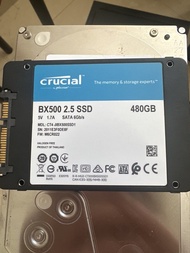 Crucial BX500 2.5" SSD 480GB