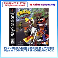 【PS1 PC / ANDROID GAMES 】Playstation 1 Crash Bandicoot 3 Warped PS1 Game Play di PC atau Iphone
