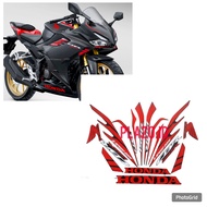 HONDA Motorcycle Body Striping Sticker CBR 150r 2025 Standard Matte Black