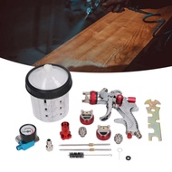 HVLP Automotive Paint Spray Gun With 1.4mm 1.7mm 2.0mm Nozzle  Auto Paint Spray Torch Kit G1/4 Air I