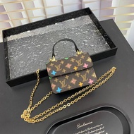 LV 老花彩色Mini郵差包